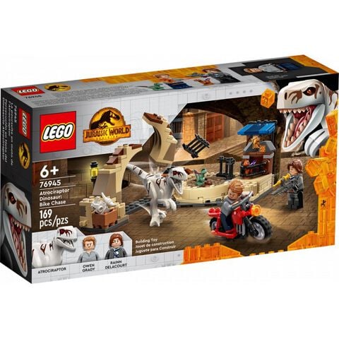 Lego - Jurassic World -  La Poursuite En Moto De L'atrociraptor